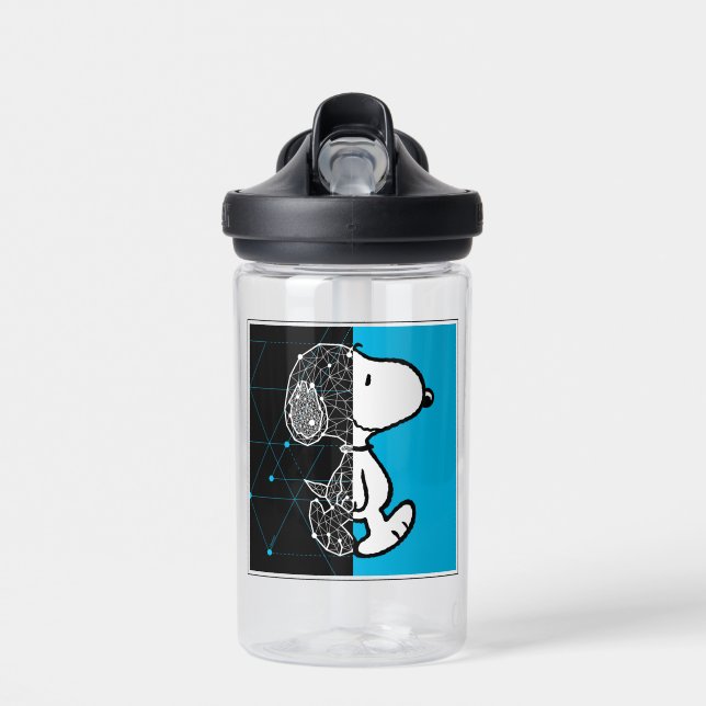 Peanuts | Snoopy Geometric Design Water Bottle (Front)