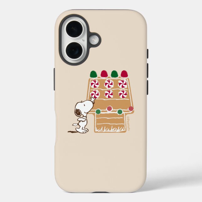 Peanuts | Snoopy Gingerbread House Case-Mate iPhone Case (Back)