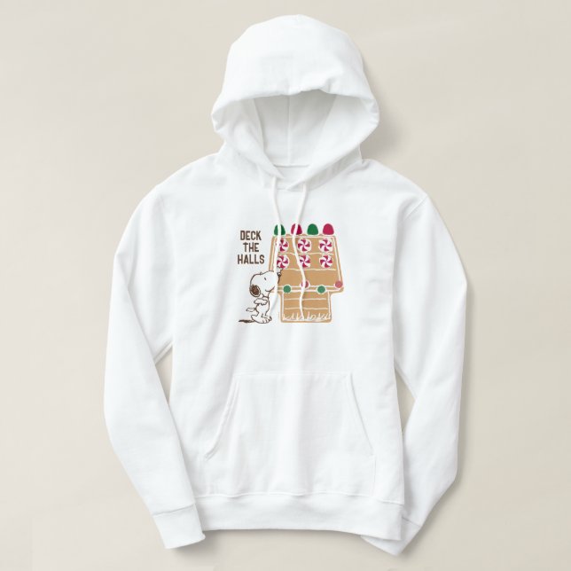 Peanuts | Snoopy Gingerbread House Hoodie (Design Front)