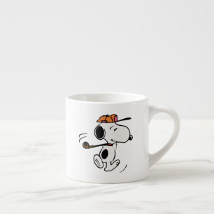 Peanuts Snoopy Golf Swing Espresso Cup