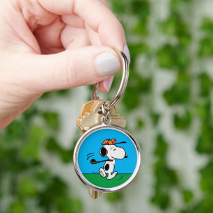Peanuts   Snoopy Golf Swing Key Ring