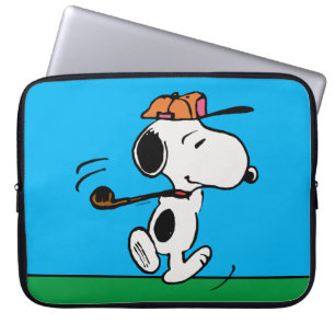 Peanuts Snoopy Golf Swing Laptop Sleeve