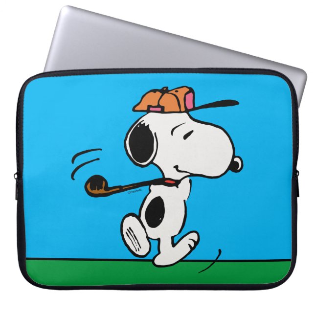 Peanuts | Snoopy Golf Swing Laptop Sleeve (Front)