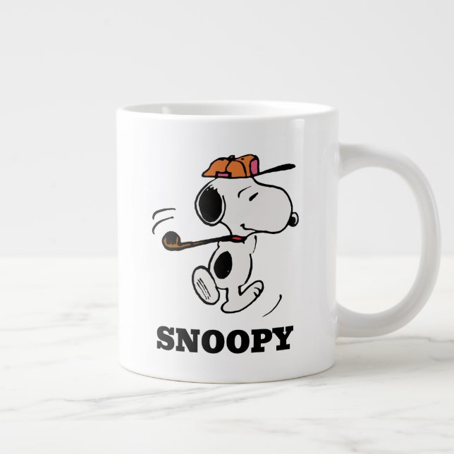 Peanuts | Snoopy Golf Swing Large Coffee Mug (Right)