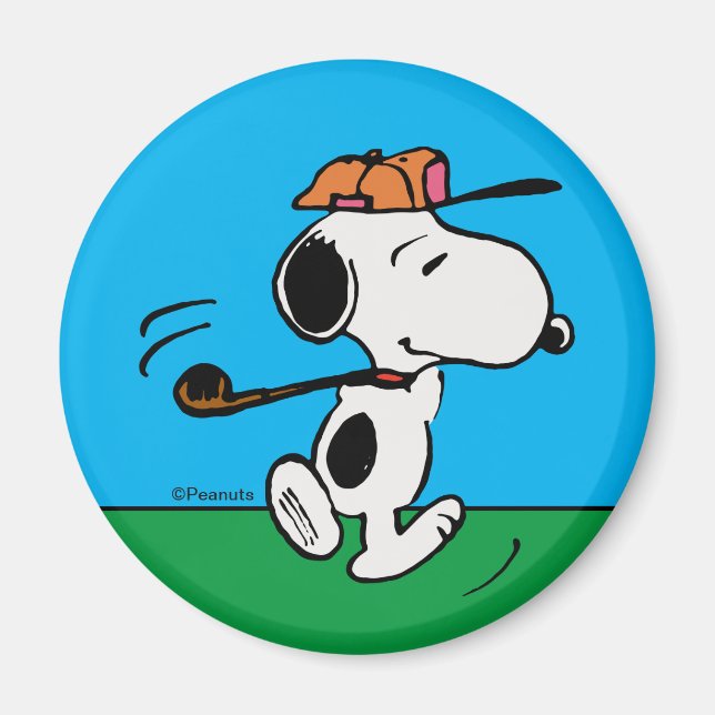 Peanuts | Snoopy Golf Swing Magnet (Front)