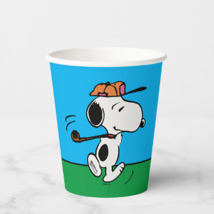 Peanuts   Snoopy Golf Swing Paper Cups