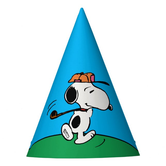 Peanuts | Snoopy Golf Swing Party Hat (Front)