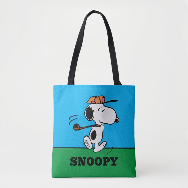 Peanuts | Snoopy Golf Swing Tote Bag (Front)