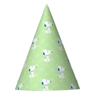Peanuts   Snoopy Green Deco Dreams Pattern Party Hat