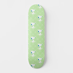 Peanuts Snoopy Green Deco Dreams Pattern Skateboard