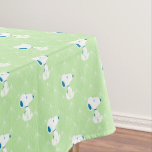 Peanuts   Snoopy Green Deco Dreams Pattern Tablecloth