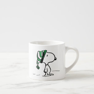 Peanuts   Snoopy Green Snow Cap Espresso Cup