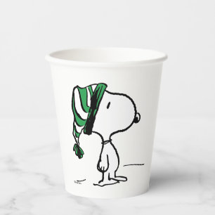 Peanuts   Snoopy Green Snow Cap Paper Cups