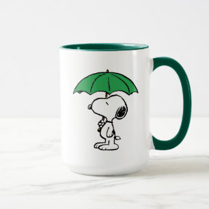 Peanuts Snoopy Green Umbrella Mug