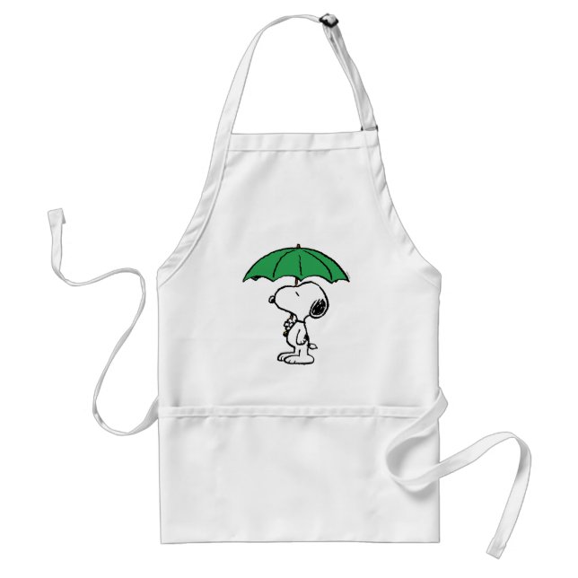 Peanuts | Snoopy Green Umbrella Standard Apron (Front)