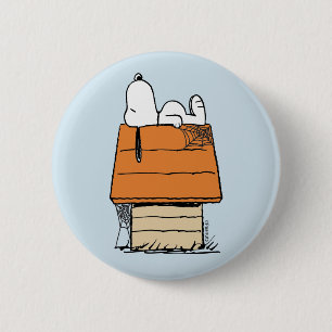 Peanuts   Snoopy Halloween Nap 6 Cm Round Badge