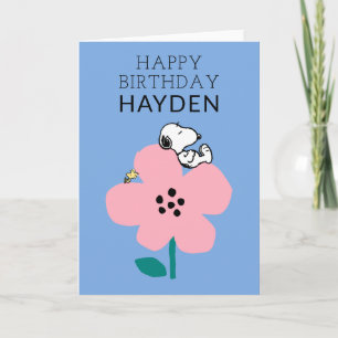 PEANUTS Snoopy Happy Birthday Card