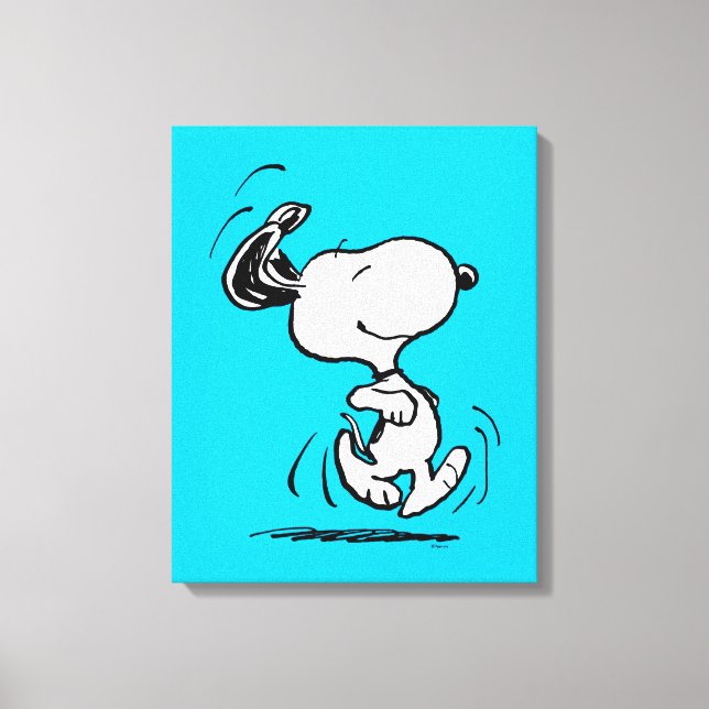 Peanuts | Snoopy Happy Dance Canvas Print (Front)