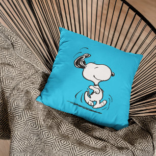 Peanuts   Snoopy Happy Dance Cushion