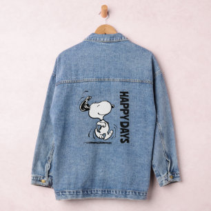 Peanuts   Snoopy Happy Dance Denim Jacket