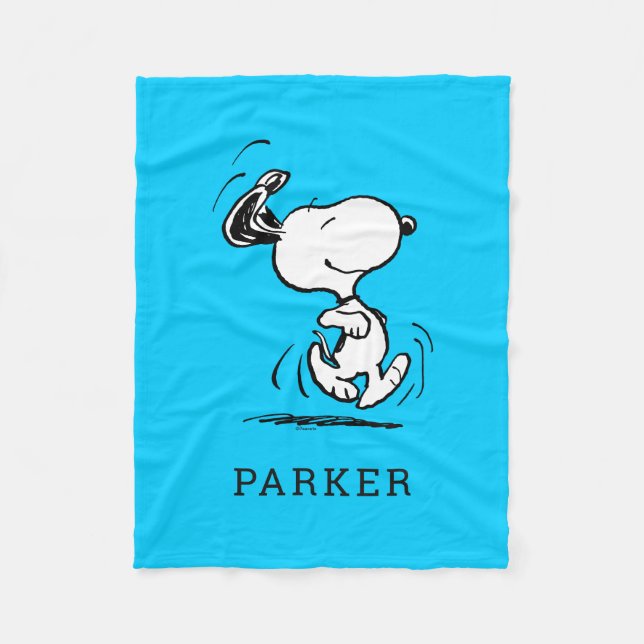 Peanuts | Snoopy Happy Dance Fleece Blanket (Front)