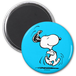 Peanuts   Snoopy Happy Dance Magnet