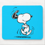 Peanuts | Snoopy Happy Dance Mouse Mat<br><div class="desc">Snoopy is the loveable pet beagle of Charlie Brown in the comic strip Peanuts by Charles M. Schulz. Check out this cute Peanuts design featuring this loveable dog.</div>