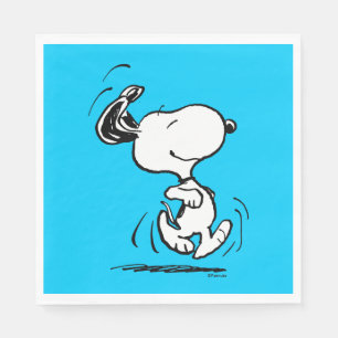 Peanuts   Snoopy Happy Dance Napkin