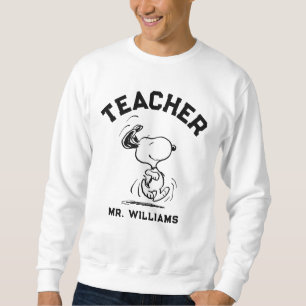 Peanuts   Snoopy Happy Dance Teacher Sweatshirt