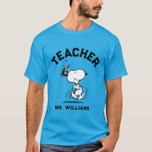 Peanuts   Snoopy Happy Dance Teacher T-Shirt