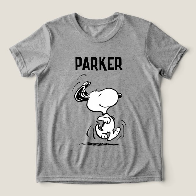 Peanuts | Snoopy Happy Dance Tri-Blend Shirt (Design Front)