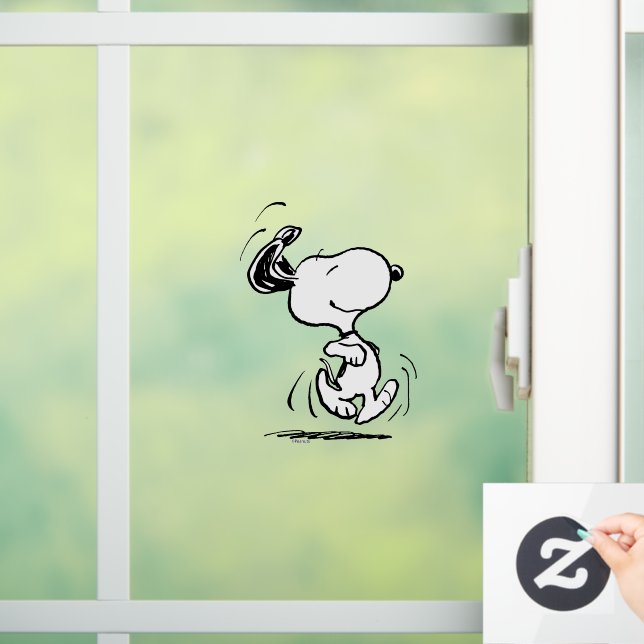 Peanuts | Snoopy Happy Dance Window Cling (Home)