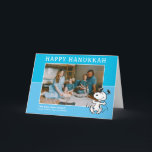 Peanuts | Snoopy Happy Hanukkah Holiday Card<br><div class="desc">Send this fun Peanuts holiday card. Personalise with your photo.</div>