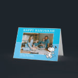 Peanuts | Snoopy Happy Hanukkah Holiday Card<br><div class="desc">Send this fun Peanuts holiday card. Personalise with your photo.</div>