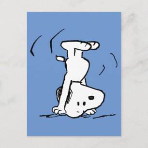 Peanuts Snoopy Headstand Postcard