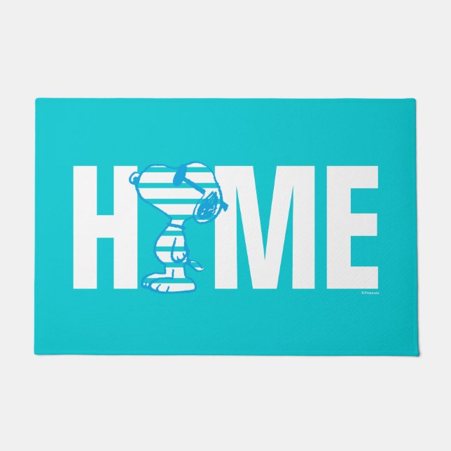 Peanuts | Snoopy Heart Sunglasses Doormat (Front)