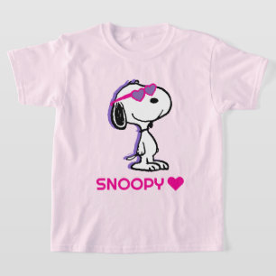 Peanuts   Snoopy Heart Sunglasses T-Shirt