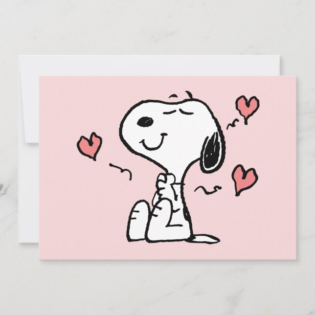 Peanuts | Snoopy Hearts Card (Front)