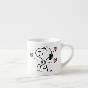 Peanuts   Snoopy Hearts Espresso Cup