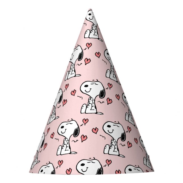 Peanuts | Snoopy Hearts Party Hat (Front)