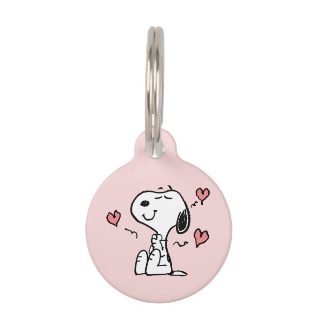 Peanuts | Snoopy Hearts Pet Tag (Front)