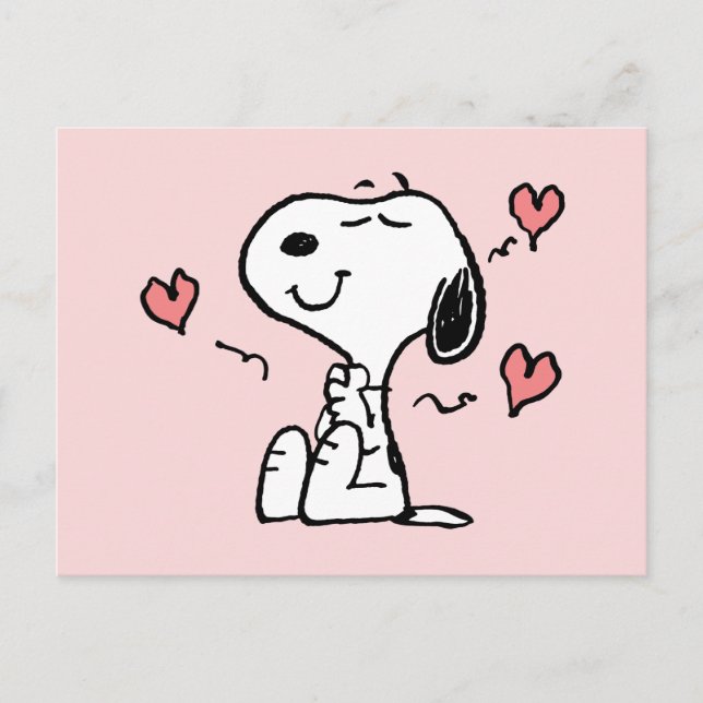Peanuts | Snoopy Hearts Postcard (Front)