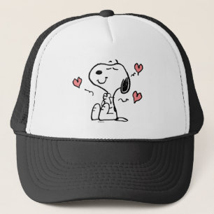 Peanuts   Snoopy Hearts Trucker Hat