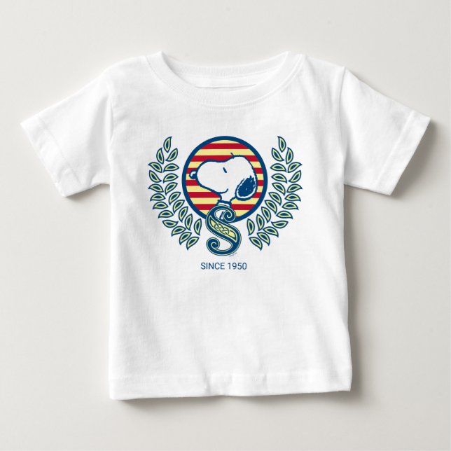Peanuts | Snoopy Heraldry Baby T-Shirt (Front)
