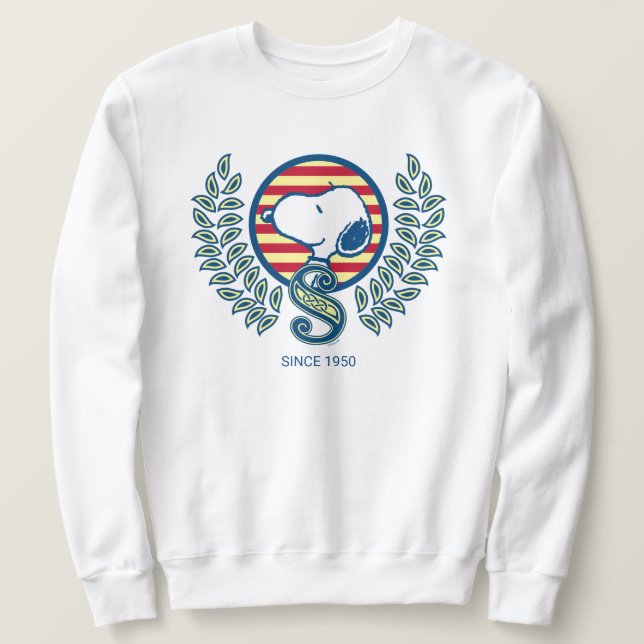 Peanuts | Snoopy Heraldry Sweatshirt (Design Front)