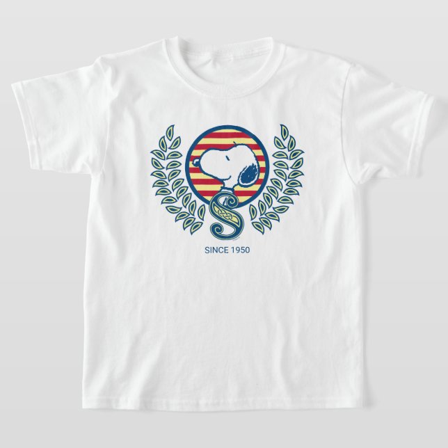Peanuts | Snoopy Heraldry T-Shirt (Laydown)