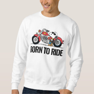 Peanuts   Snoopy & His Motorcycle Sweatshirt