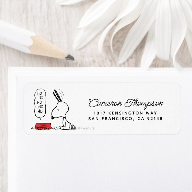 Peanuts | Snoopy Ho Ho Ho Food Dish (Insitu)