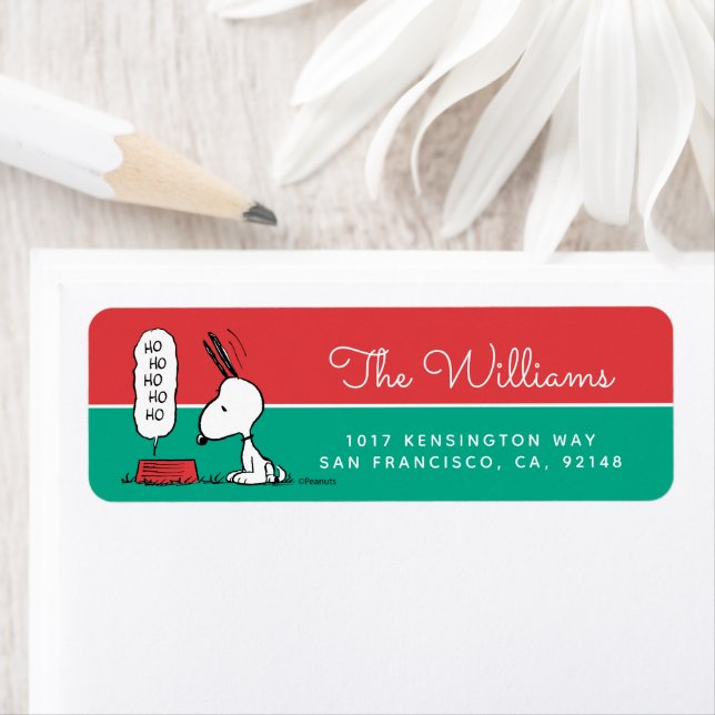 Peanuts | Snoopy Ho Ho Ho Food Dish (Insitu)