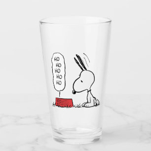 Peanuts   Snoopy Ho Ho Ho Food Dish Glass